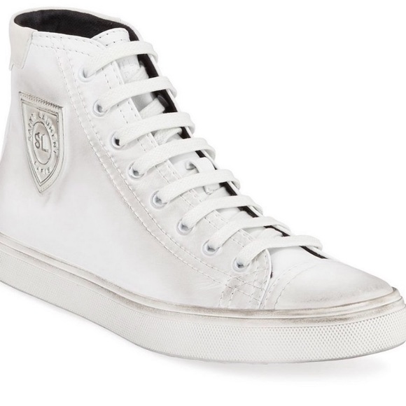 Saint Laurent Bedford High Top Sneakers - Picture 7 of 9